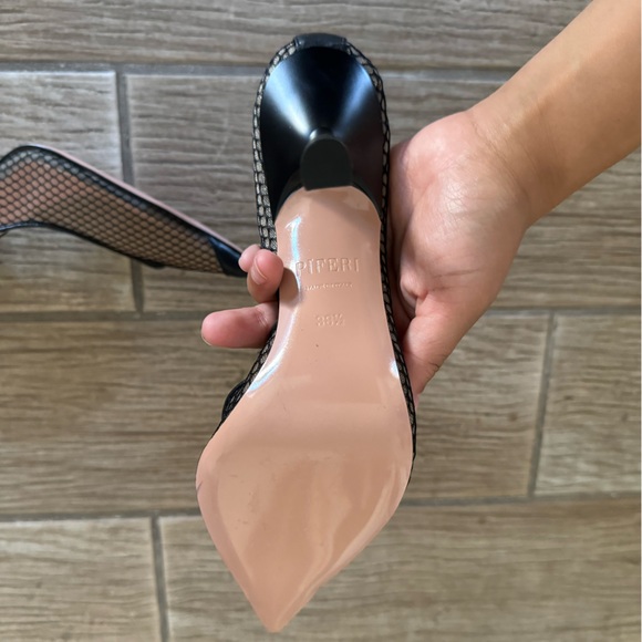 Piferi Ursula 100mm mesh pumps - Picture 7 of 9